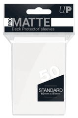 Ultra Pro Sleeves:  Pro-Matte White 82651